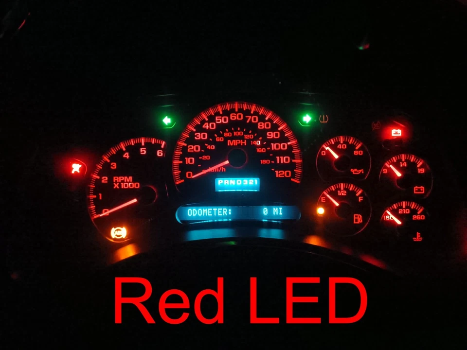 03-05 4.8 5.3 Instrument Cluster Gauges 15224141 Speedo Speedometer LED Upgraded - Image 2 of 4