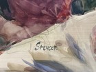 Gerald Spencer, artist, watercolor painting, Self-portrait with woman model — photo 4