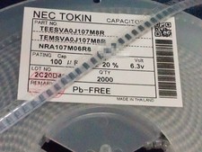 20PCS 1206 6.3V 100UF 107M A3216 A type SMD tantalum capacitors