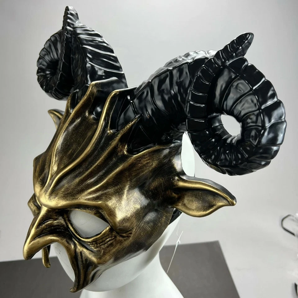 Demon Ram God Ancient Greek Beast Satan Spirit Men Ball Party Masquerade mask - Image 4 of 4