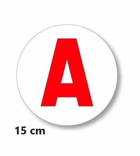 Sticker A (rose) Jeune Conducteur special fille - Sticker A moi