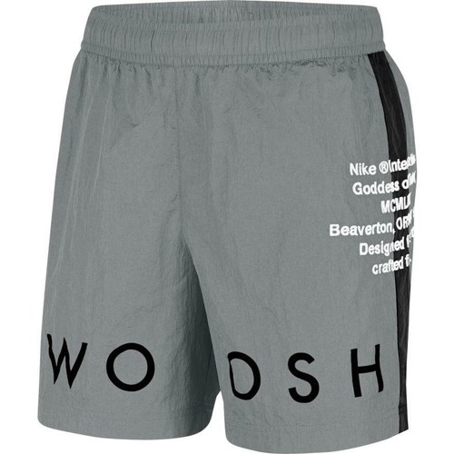 Nike SportsWear NSW Woven Shorts Size L Mens Particle Grey Swoosh CJ4904 073 | eBay