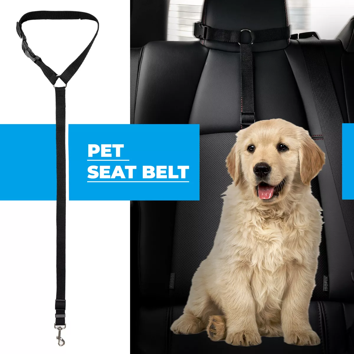 Isofix dog cheap car restraint