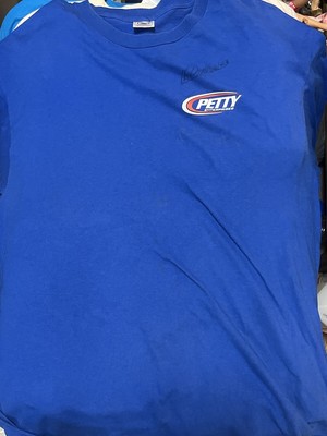 VINTAGE Petty Museum Richard Petty 43 True American Blue TShirt NASCAR XL