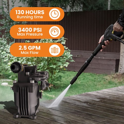 2.5GPM 6.5HP Power Pressure Washer Pump for 3/4" Shaft Horizontal Washer Pump - Picture 2 of 12