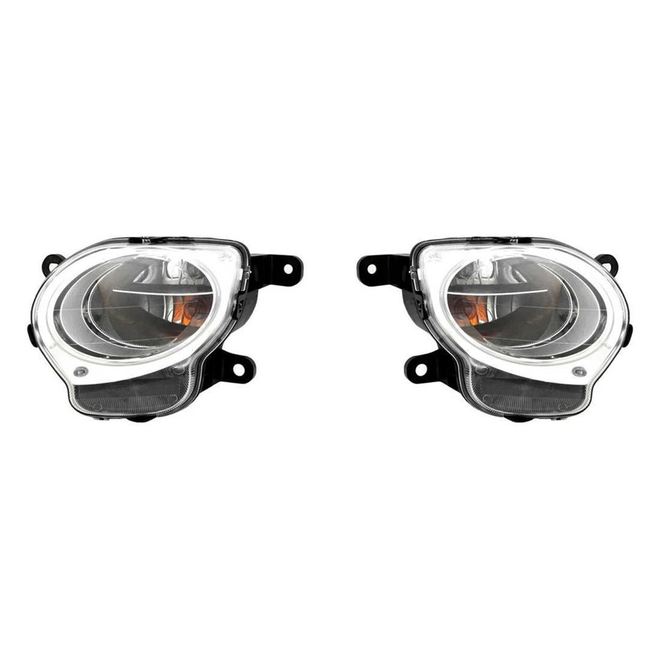 Conjunto de 2 luces de estacionamiento/giro delanteras TYC para Fiat 500 2012-2015 Foto 2 de 4