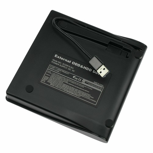 External DVD Burner CD Writer USB 3.0 Laptop PC Slim Drive Single Cable Portable - Picture 2 of 8