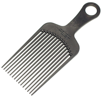 Chicago Comb Model 11 Carbon Fiber XL long pick comb, Made in USA | eBay