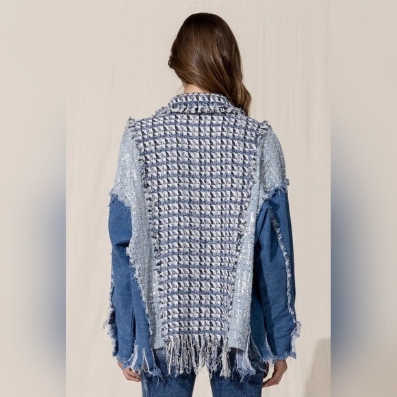 Miss Me Tweed Button Down Jacket - image 12