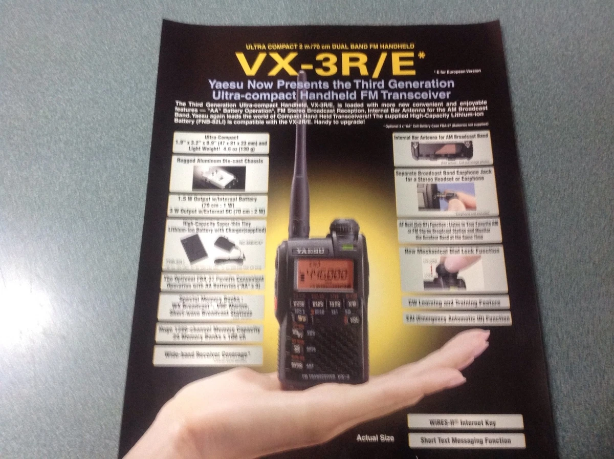 Yaesu VX-3R Ham & Amateur Radio Transceivers for sale | eBay