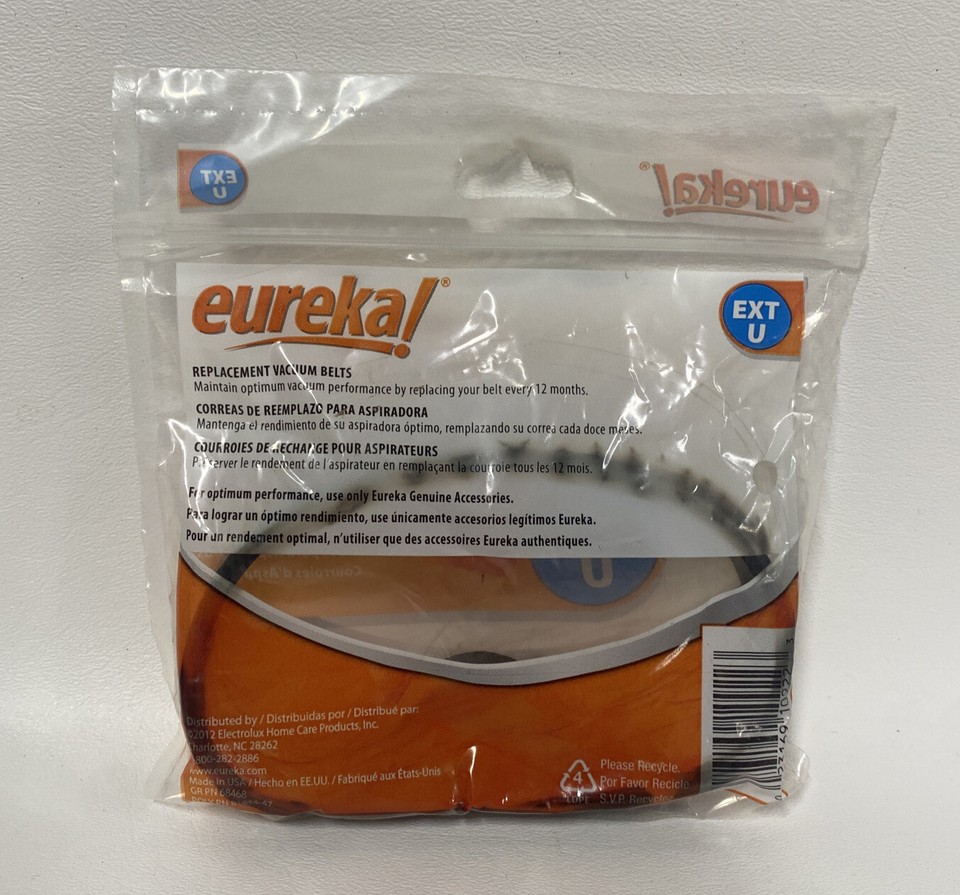 New Eureka EXT U Vacuum Belt Model 61120F Eureka Vacuum Cleaner 2 Belts