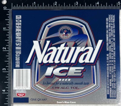 Natural Ice Beer Label - MISSOURI