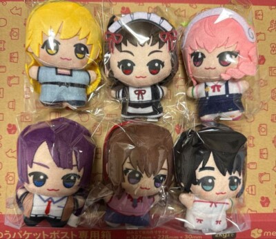 MONOGATARI Series × STEINS;GATE Plush Toy Chibigurumi Complete Set of 6 New