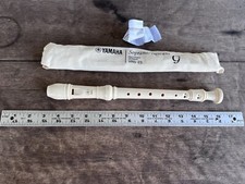 Yamaha Soprano Recorder Flute Baroque Fingering YRS-24B Ivory Instrument W/Bag