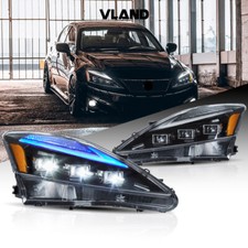 Faro proiettore VLAND LED per Lexus IS250 IS350 ISF 2006-2013 con sequenziale