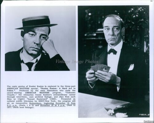Vintage American Masters Buster Keaton A Hard Act To Follow Actor Photo 8X10 - Picture 1 of 2
