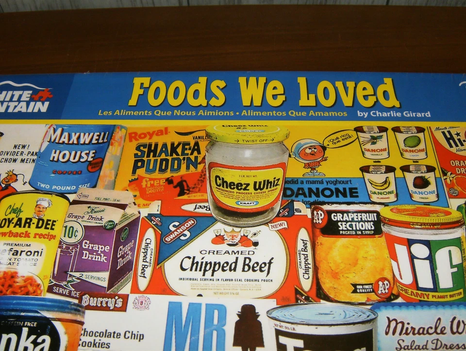 Rompecabezas White Mountain Foods We Loved - 1000 piezas nuevo en caja sellado Foto 2 de 4