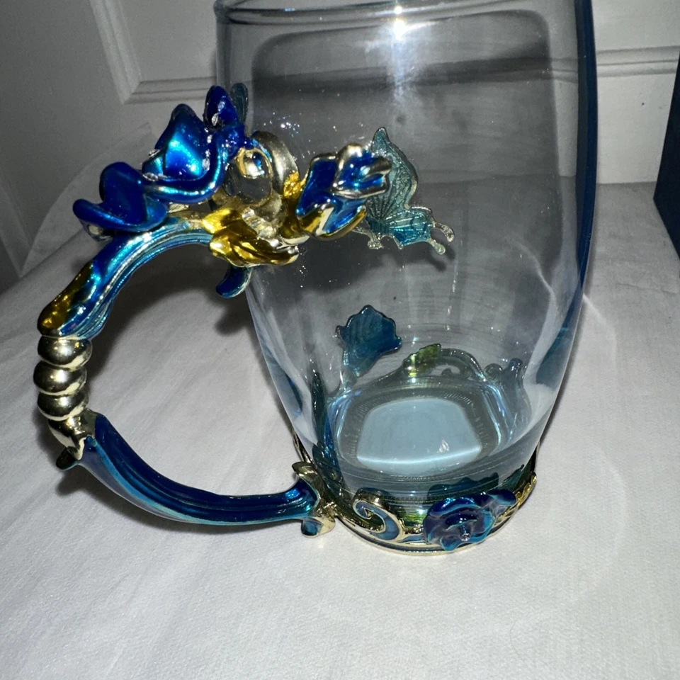 350 МЛ ЭМАЛИ ЧАЙ ЧАШКА СТАКАН КОФЕ КРУЖКА РУЧНОЙ РАБОТЫ ЦВЕТОК РОЗЫ ЧАЙ КРУЖКА ИЗ НЕРЖАВЕЮЩЕЙ СТАЛИ STE - Изображение 4 из 4