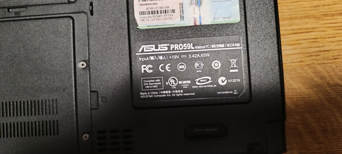 asus pro59l intel pentium dual core t3400 SSD 480gb win 11 home - Foto 8 di 15