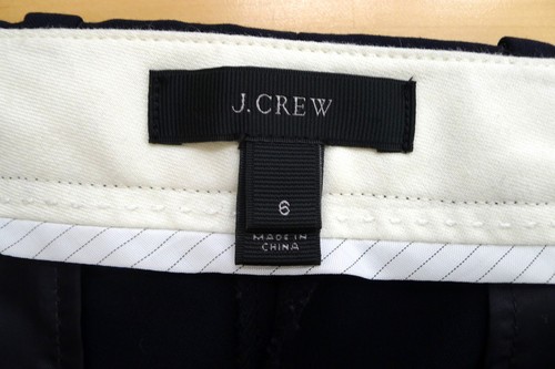 J.CREW Eaton Boy Italian Tollegno 1900 Stretch Wool Cropped Trouser Pants 6 $130 - Picture 4 of 8