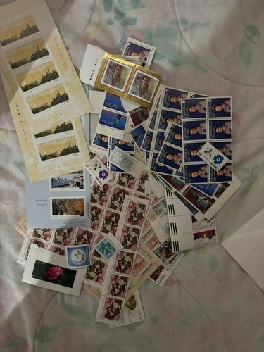 Canada  $100 face value stamps: 12 to 60 cents all full gum Free shipping Canada
