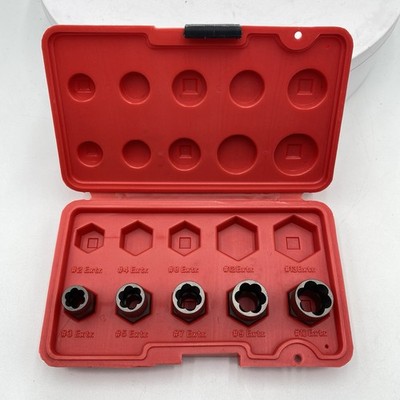 Craftsman 5 Piece Nut And Bolt Extractor Set # s 3,5,7,9, & 10. Free Shipping