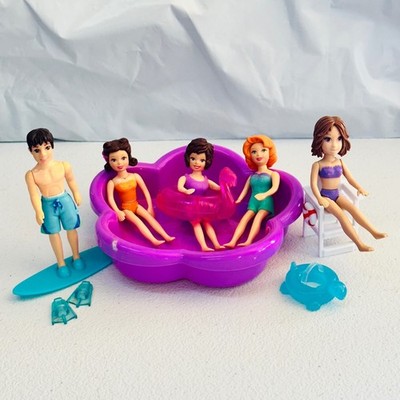 Polly Pocket Pool Party Set Kids Unisex OS Multicolor Summer Accessories Excelle