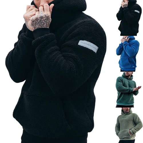 SACAI Felpa con cappuccio uomo leggera e comoda giacche con tasche portaoggetti