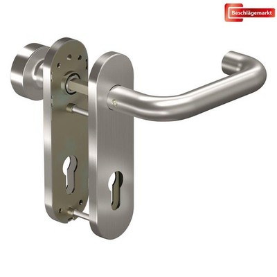 OGRO Core Feuerschutzbeschlag FS8100/7050K/3020 Alu F1 PZ 72mm Wechsel Kurzschil