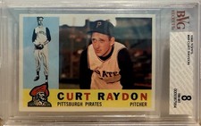 1960 Topps #49 CURT RAYDON - BVG 8 NM-MT Pittsburgh Pirates Low Pop
