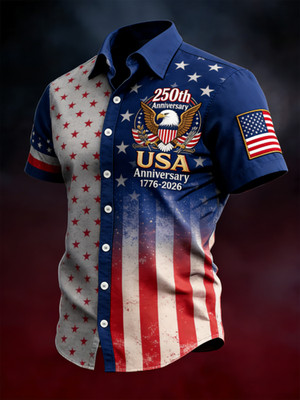 250th Anniversary Of The United States Independence Day Chest Pocket Holiday
