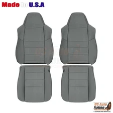 2008 to 2010 Ford F250 F350 F450 F550 XLT Front Bottoms & Tops Cloth Cover Gray