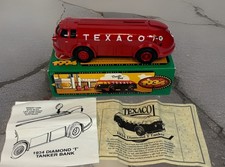 Ertl Texaco 1934 Doodle Bug Diamond Tanker Truck Diecast Coin Bank B195 NEW