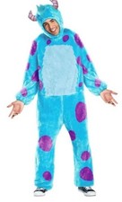 Disfraz de Sulley Monsters Inc talla grande (talla 3X) (pequeños puntos en el pecho)