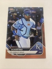 2025 Topps Now Road To Opening Day Salvador Perez Orange /25 E740