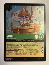Stitch Alien Buccaneer 72/204 Foil Rare Card Lorcana Azurite Sea