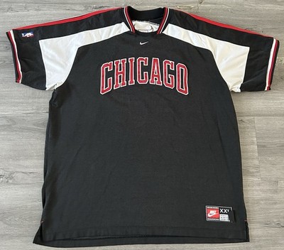Vintage 90's Chicago Bulls Nike Warm Up Shooting Shirt Jersey Mens Size XXL