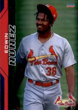 2023 Palm Beach Cardinals Choice 23 Edwin Nunez Dominican Republic Baseball Card
