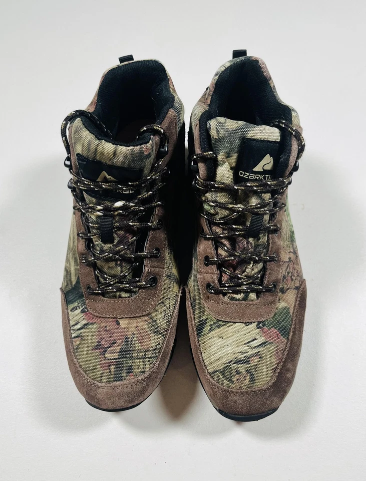 Ozark Trail Zapatos Para Hombres Talla 12 Camuflados Marrón Senderismo Aire Libre Botas Con Cordones Trail Foto 4 de 4