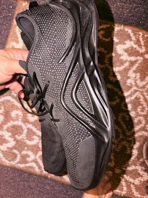 ECCO BIOM infinite Black Lace-Up Low Top Athletic Sneakers Solid Activewear
