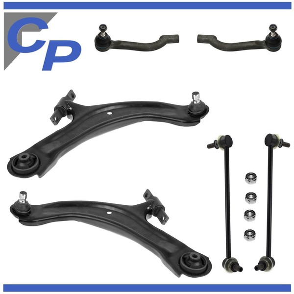 2 Querlenker Vorne FüR Nissan Qashqai J10 JJ10 2 Koppelstangen 2 Spurstangenkopf-image