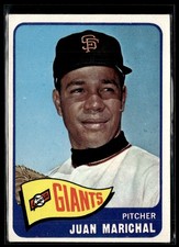1965 Topps Juan Marichal EX Set Break #50