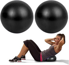 2 Pack Exercise Balls, 8-9 Inch Mini Pilates Yoga Balls, Anti-Burst Small Fitnes