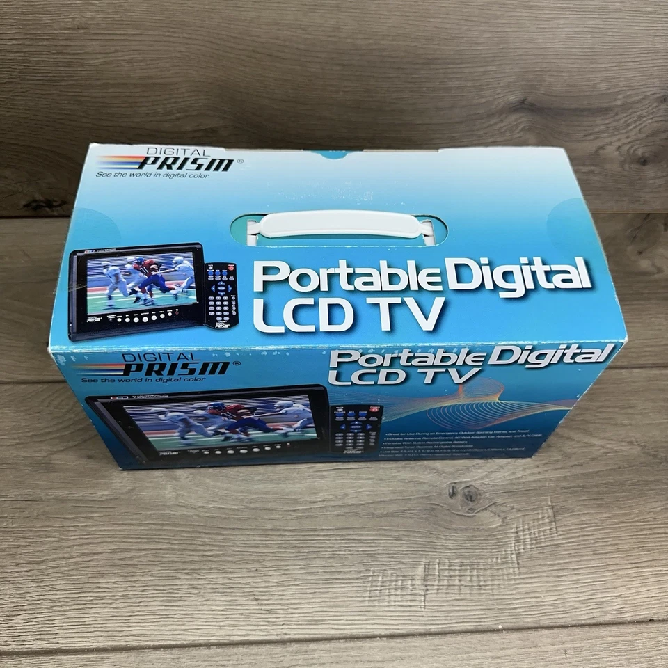 Digital Prism ATSC-710 Portable 7” Handheld LCD TV w/Remote & Car Adapter - Image 2 of 4