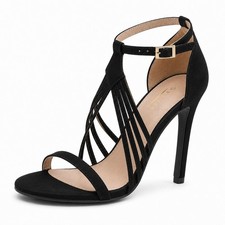 Glaze Women's Strappy Stiletto 4 Inch Heeled Sandal