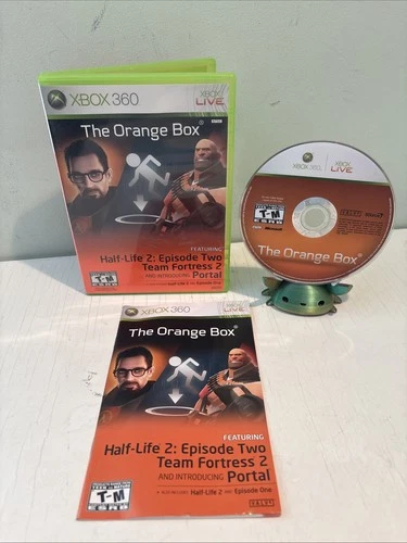 The Orange Box Half Life 2 (Xbox 360, 2007) Complete Tested Working - Free Ship