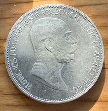 Österreich Ungarn, 5 Kronen 1909 vz,  1892-1916, Franz Josef I, Silber, ANGEBOT!