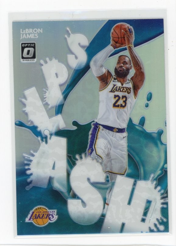 2020-21 Donruss Optic #13 LeBron James Splash! Holo