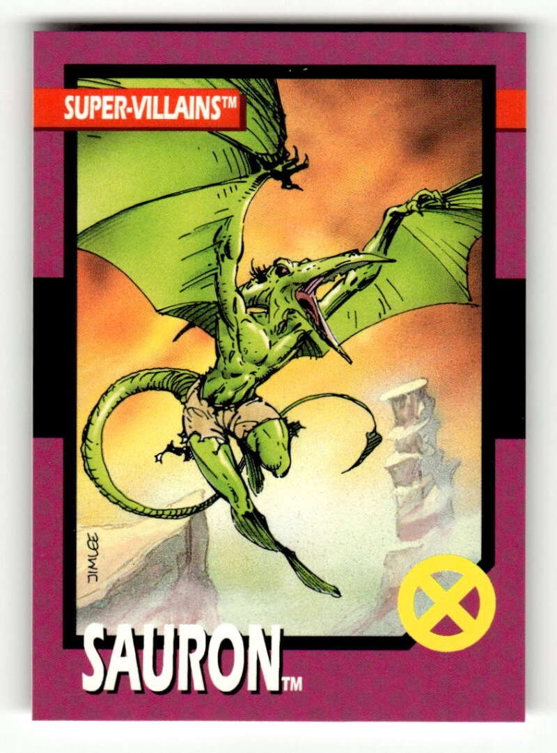 Sauron #63 Marvel 1992 X-Men Series 1 trading card — raw and PSA graded price guide