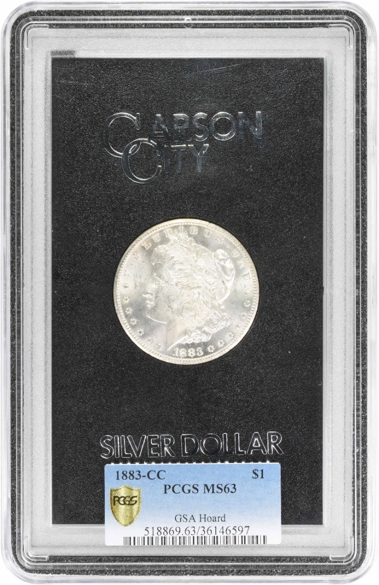 Carson City Grade MS 63 1883 Year Morgan US Dollars (1878-1921